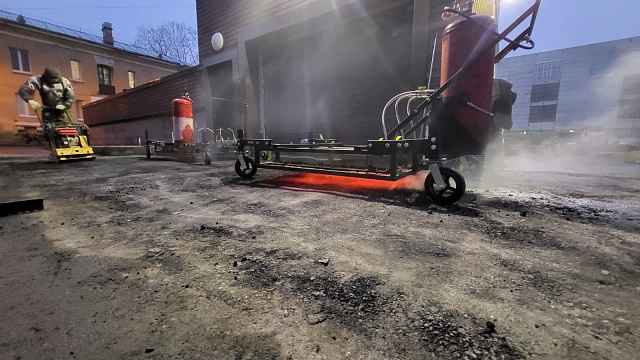 Инфракрасный разогреватель асфальта SP-120 "Оникс"