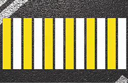 Форма из термопластика для дорожной разметки "Линия" 1000х400 мм
