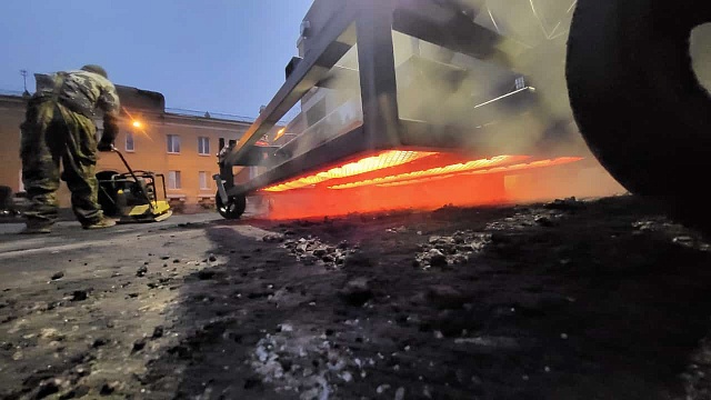 Инфракрасный разогреватель асфальта SP-120 "Оникс"