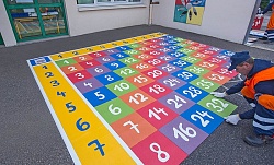 Детская развлекательная разметка